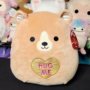 Squishmallows Omar The Bear Hug Me  12"